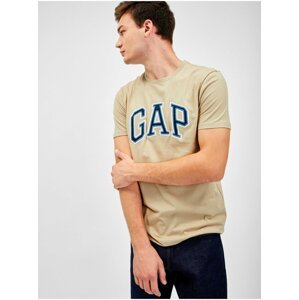 Béžové pánské tričko s logem GAP
