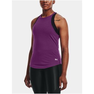 Fialové dámské tílko Under Armour UA Streaker Jacquard Tank