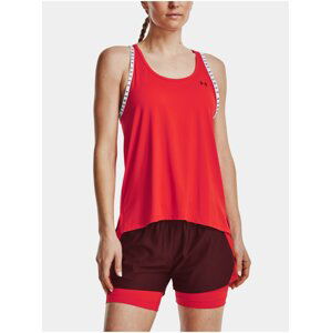 Červené dámské tílko Under Armour UA Knockout Tank