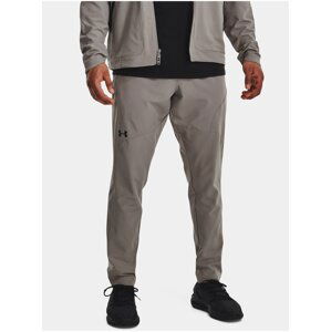 Šedé pánské kalhoty Under Armour UA UNSTOPPABLE TAPERED PANTS