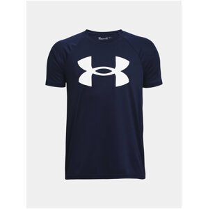 Tmavě modré klučičí tričko Under Armour UA Tech Big Logo SS