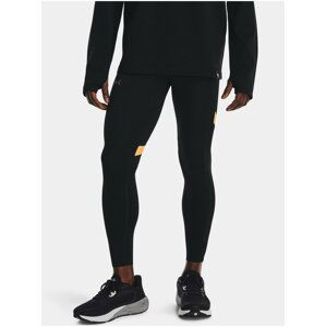 Žluto-černé pánské legíny Under Armour UA SPEEDPOCKET TIGHT