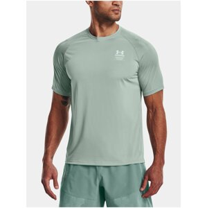 Světle zelené pánské tričko Under Armour UA Armourprint SS