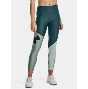 Zelené dámské legíny Under Armour Colorblock Ankle Leg