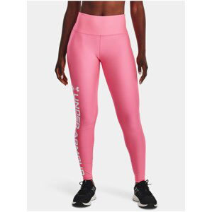 Růžové dámské legíny Under Armour Branded Legging