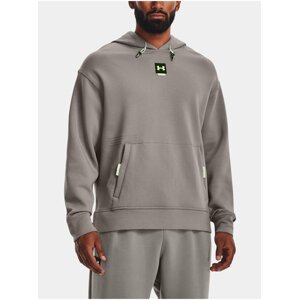 Šedá pánská mikina Under Armour UA Summit Knit Hoodie