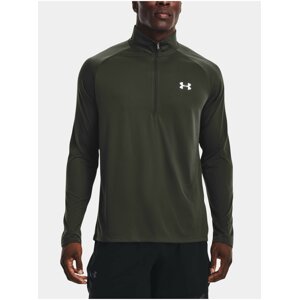 Tričko Under Armour UA Tech 2.0 1/2 Zip - zelená