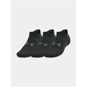 Sada tří párů unisex ponožek v černé barvě Under Armour UA Essential No Show 3pk.