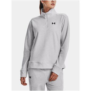 Světle šedá dámská mikina Under Armour Fleece QZ