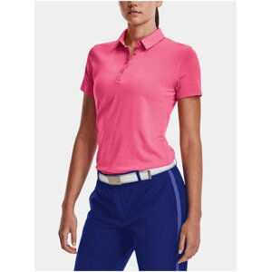 Růžové dámské polo tričko Under Armour UA Zinger Short Sleeve Polo