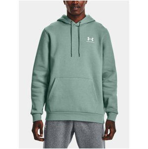 Zelená pánská mikina Under Armour UA Essential Fleece Hoodie