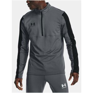 Šedé pánské tričko Under Armour Challenger Midlayer