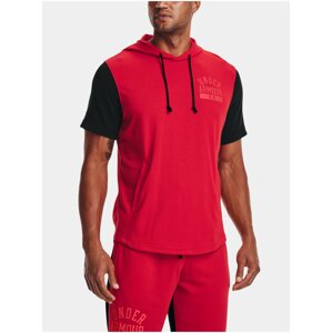 Mikina Under Armour UA Rival Terry CB SS Hoodie - červená