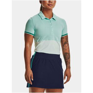 Tyrkysové dámské sportovní polo tričko Under Armour Zinger Point