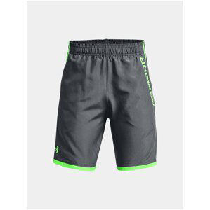 Kraťasy Under Armour UA Stunt 3.0 Woven Shorts - šedá