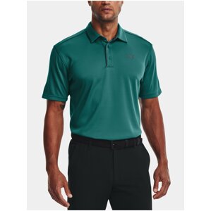 Petrolejové pánské sportovní polo tričko Under Armour Tech Polo