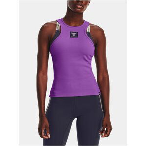 Fialové tílko Under Armour Pjt Rock Rib Tank