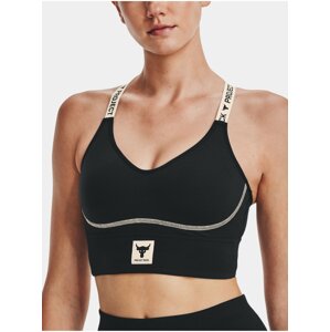 Černá sportovní podprsenka Under Armour Pjt Rock Infty Mid Bra