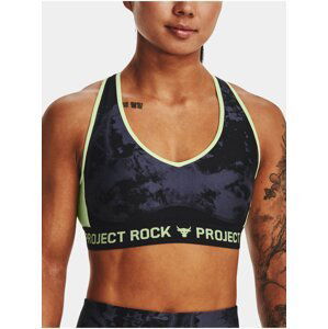 Černá sportovní podprsenka Under Armour UA Pjt Rck Crssbk Bra Print