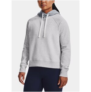 Světle šedá dámská sportovní mikina Under Armour Rival Fleece CB