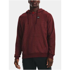 Mikina Under Armour UA Rival Fleece 1/2 Zip HD - červená