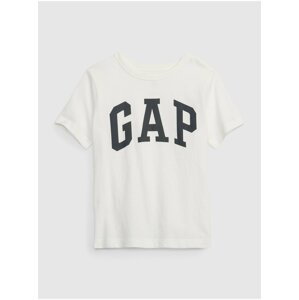 Bílé dětské tričko GAP Jersey logo
