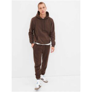 Hnědé pánské tepláky GAP vintage soft joggers