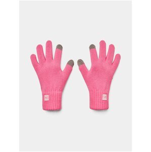 Růžové dámské funkční rukavice Under Armour