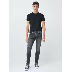 Šedé pánské skinny fit džíny Salsa Jeans