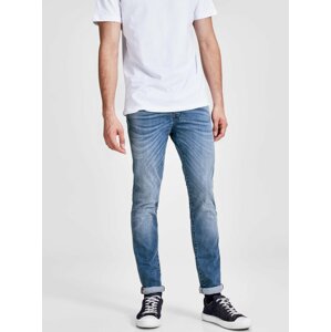 Modré slim fit džíny Jack & Jones Glenn