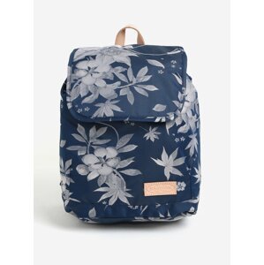 Modrý dámský květovaný batoh Eastpak Superb Special Arayanna 14 l