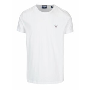 Pánské slim tričko v bílé barvě GANT