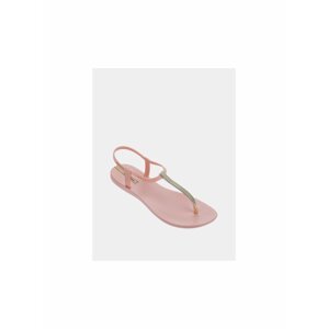 Růžové sandály s detaily ve zlaté barvě Ipanema Charm V