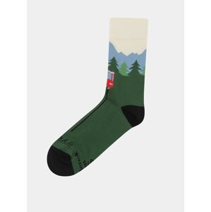 Zelené ponožky Fusakle Hrebienok