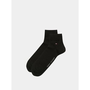 Sada dvou párů pánských ponožek v černé barvě Tommy Hilfiger