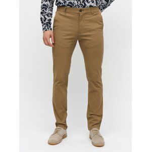 Hnědé skinny chino kalhoty Burton Menswear London