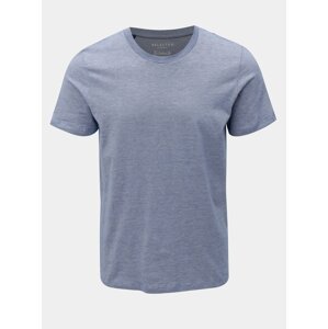 Modré žíhané basic tričko Selected Homme Perfect