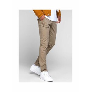 Béžové slim fit chino kalhoty Jack & Jones Marco