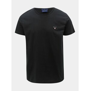 Černé pánské basic tričko GANT