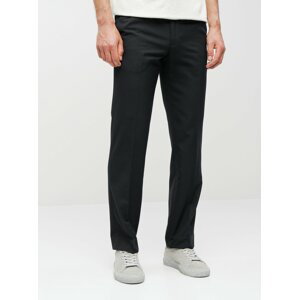 Černé pruhované tailored fit kalhoty Burton Menswear London
