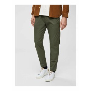 Khaki chino kalhoty Selected Homme Luke