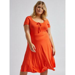 Oranžové šaty Dorothy Perkins Curve