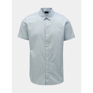 Světle modrá vzorovaná slim fit košile Selected Homme Chris
