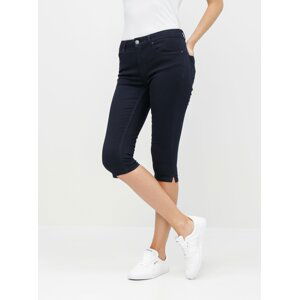 Tmavě modré 3/4 slim fit džíny VERO MODA Hot