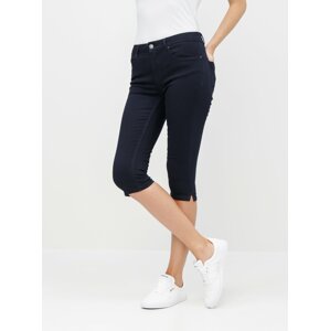 Tmavě modré 3/4 slim fit džíny VERO MODA Hot