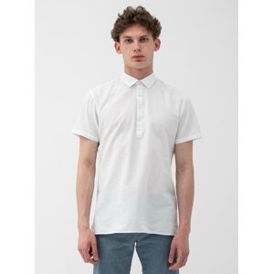 Bílá regular fit košile s příměsí lnu Selected Homme Regtune
