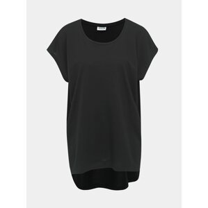 Černé prodloužené basic tričko Noisy May Mathilde