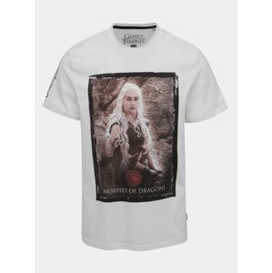 Bílé tričko ONLY & SONS Game of Thrones