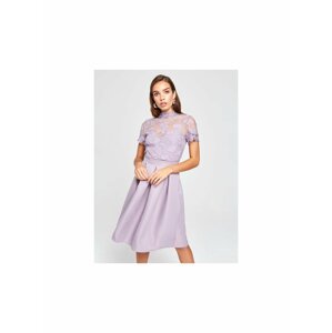 Světle fialové šaty s krajkou Little Mistress