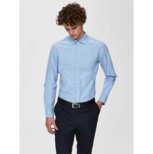 Modrá slim fit košile Selected Homme Mark